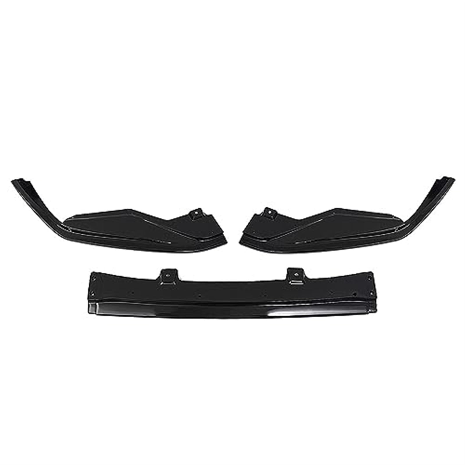 JUNPIY Auto Frontstoßstange Splitter Lip Body Kit Spoiler Diffusor Schutzabdeckung Schutz, for Lexus, GS350 GS450 F Sport 4Dr 2013 2014 2015 Frontspoiler Frontsplitter-Spoiler(Black Glossy Black) von JUNPIY