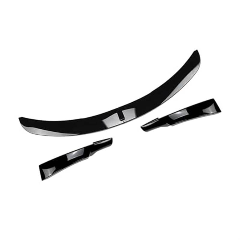 JUNPIY Auto-Frontstoßstangen-Spoilerlippe, unterer Splitter-Kit-Schutz, for, 3er-Serie E90 E91 LCI M Sport 325i 335i 2009–2012. Frontspoiler Frontsplitter-Spoiler(Black Gloss Black) von JUNPIY