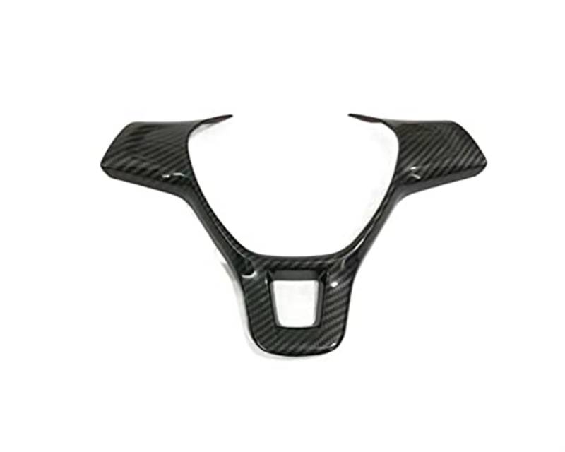 JUNPIY Auto Lenkrad Dekoration Abdeckung Trim Rahmen Aufkleber, for VW, for Touran, 2016 2017 2018 2019 Auto Zubehör Auto-Lenkradverkleidung(Black Low Configuration 1) von JUNPIY