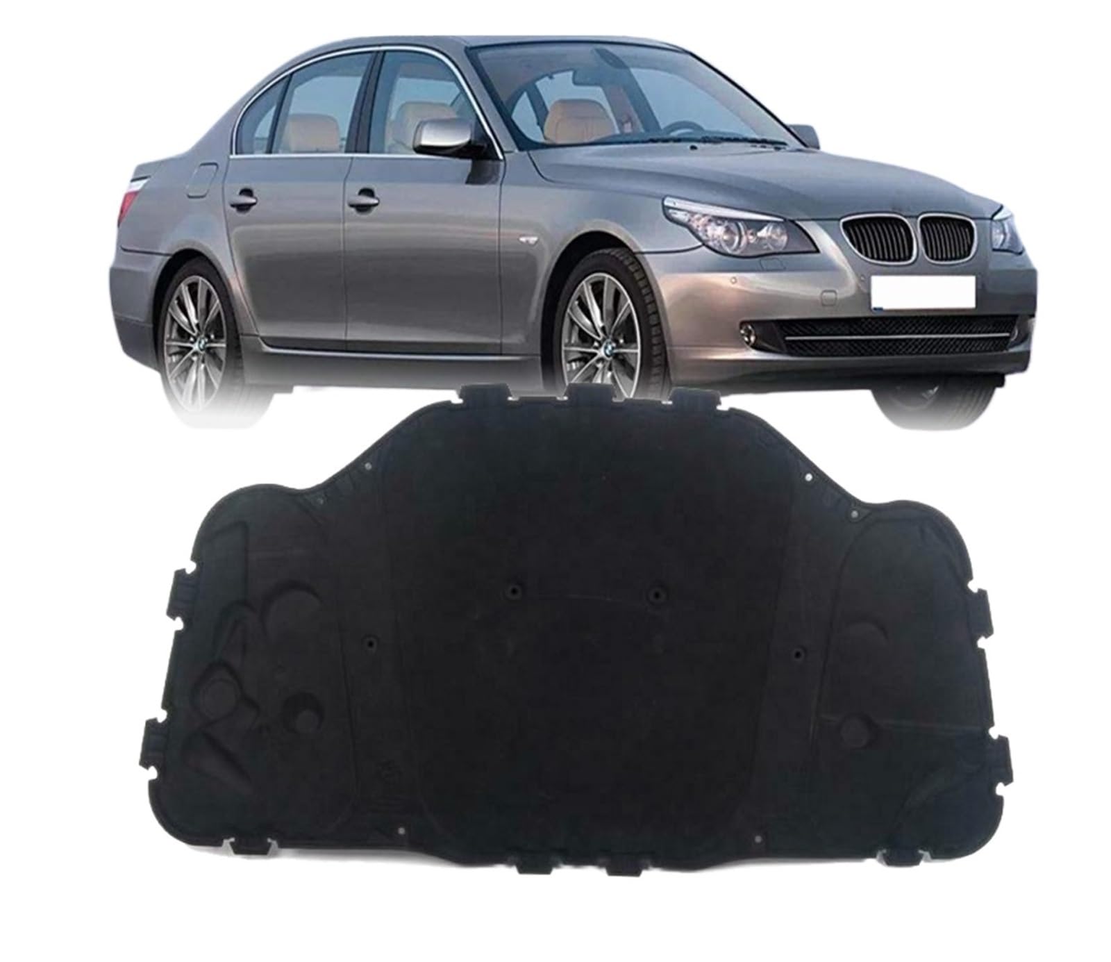 JUNPIY Auto Motorhaube Isolierung Baumwolle Pad, for, E60 E61 525i 528i 530i 51487148208 Sound Wärme Schalldichte Wärmedämmung Matte Hood Sound Insulation Cotton von JUNPIY