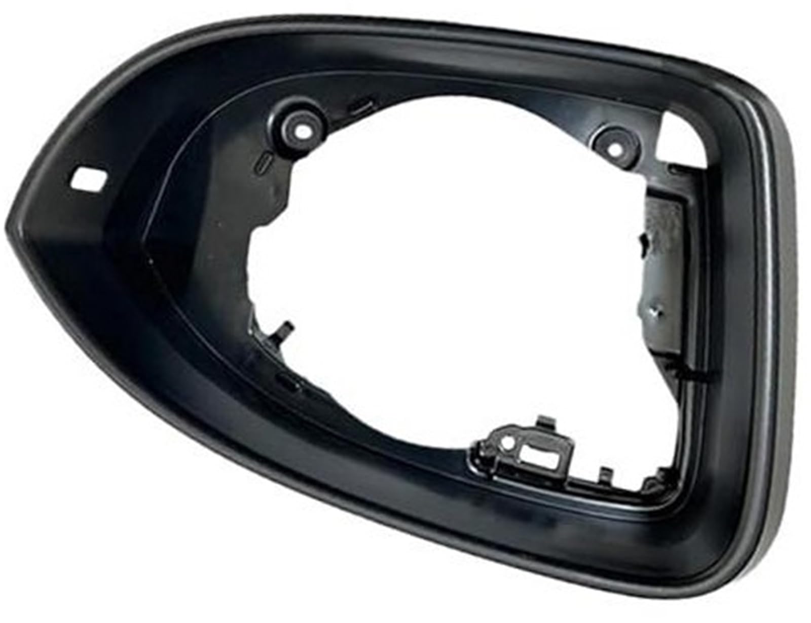 JUNPIY Auto-Rückspiegelkappe, for VW, for Golf, 8 MK8 2020–2022, linker/rechter Seitenspiegelgehäuserahmen, Rückansichtsrahmenhalter Seitenspiegelrahmen(Black Right Passenger Side) von JUNPIY