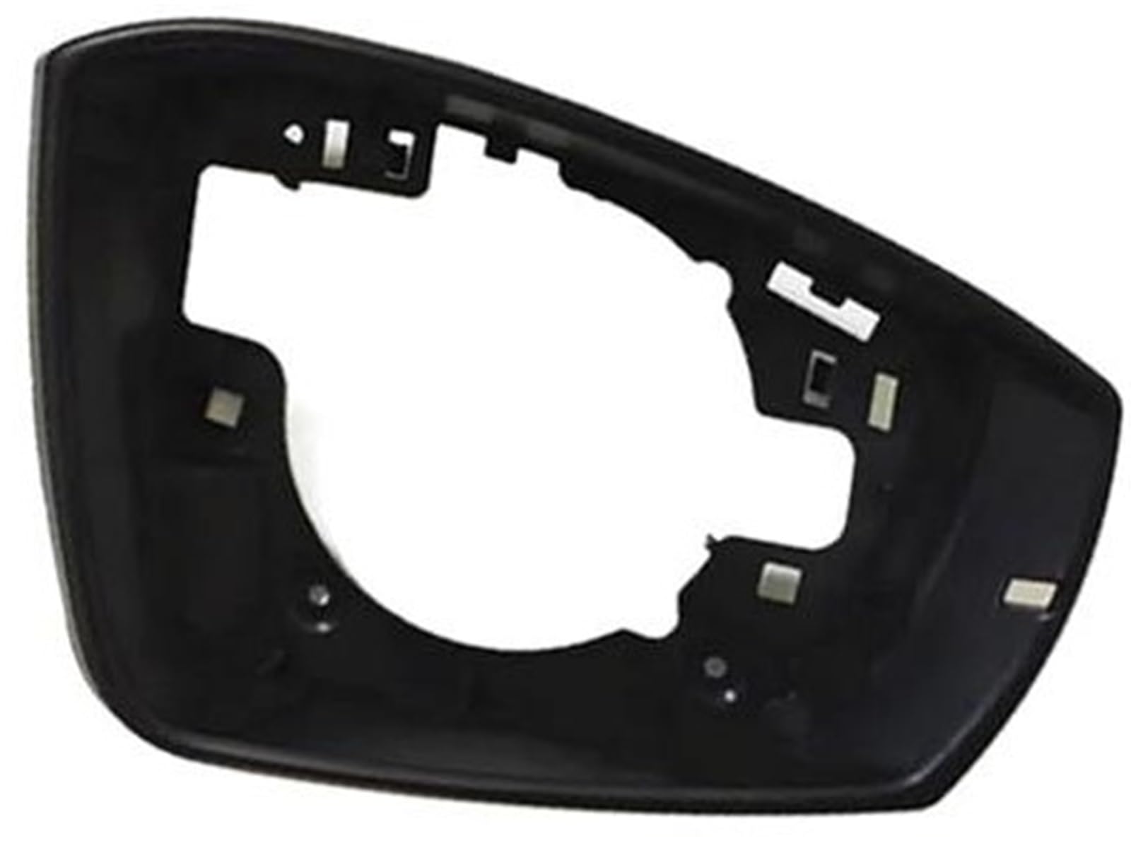 JUNPIY Auto-Rückspiegelkappe, for VW, for Polo, 2014–2018, Auto-Rückspiegel-Seitenspiegelgehäuse-Rahmenhalter Seitenspiegelrahmen(Black Right) von JUNPIY