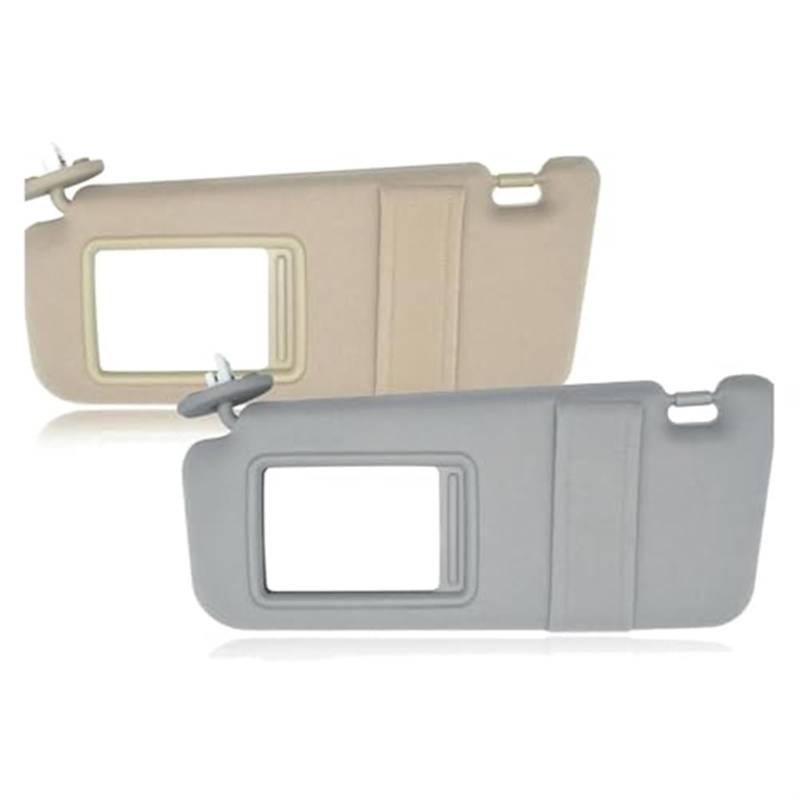 JUNPIY Auto-Sonnenblende Links, for Toyota, for Venza 2009–2015, mit Schiebedach, grau, beige, braun, Sonnenschutz Auto-Frontsonnenblende(Black Beige) von JUNPIY