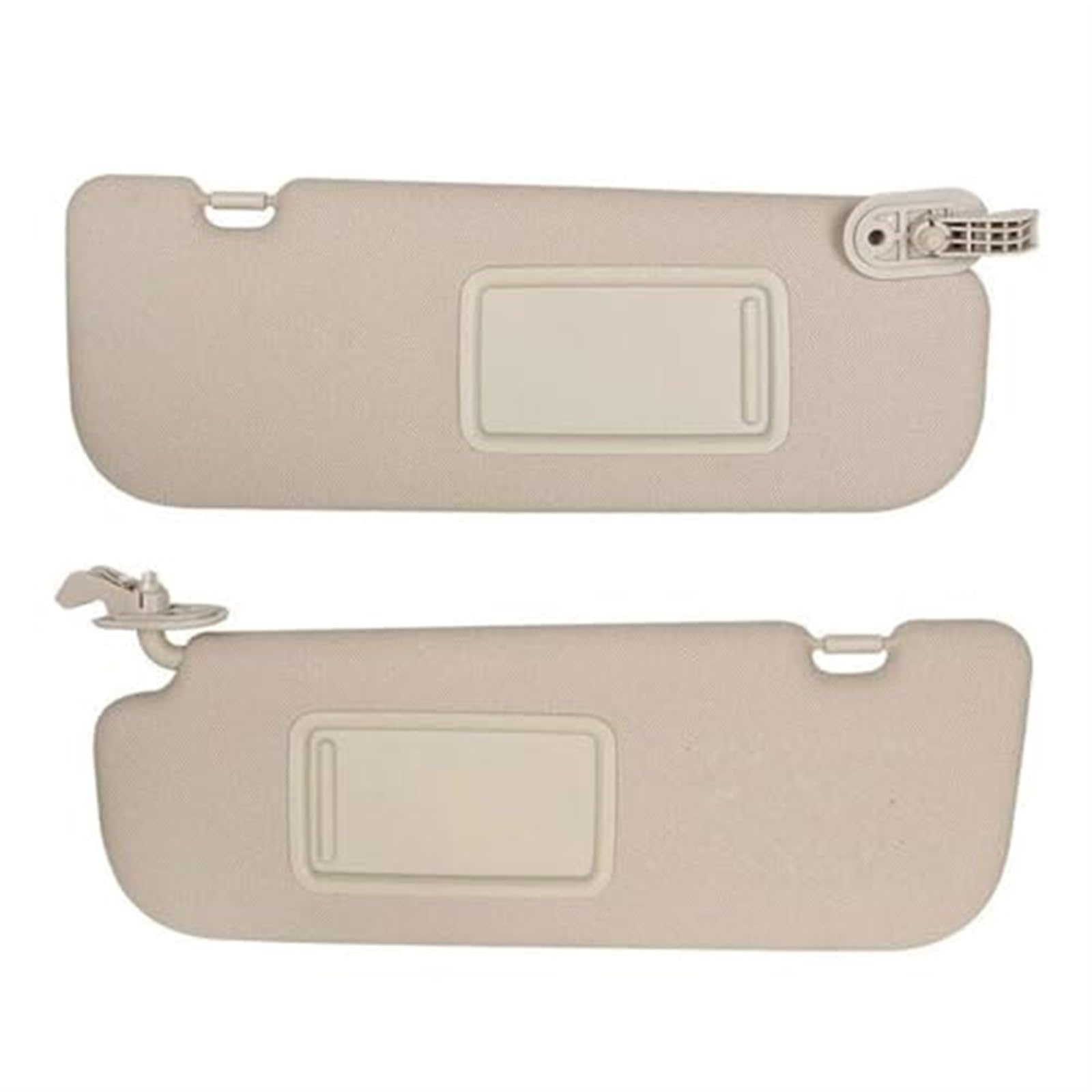 JUNPIY Auto-Sonnenblende auf der Beifahrerseite mit Spiegel, Auto-Innen-Sonnenschutz, grau, 852103X000TX, Ersatz, for Hyundai, for Elantra, 2011–2015 Auto-Frontsonnenblende(Beige Left and Right) von JUNPIY