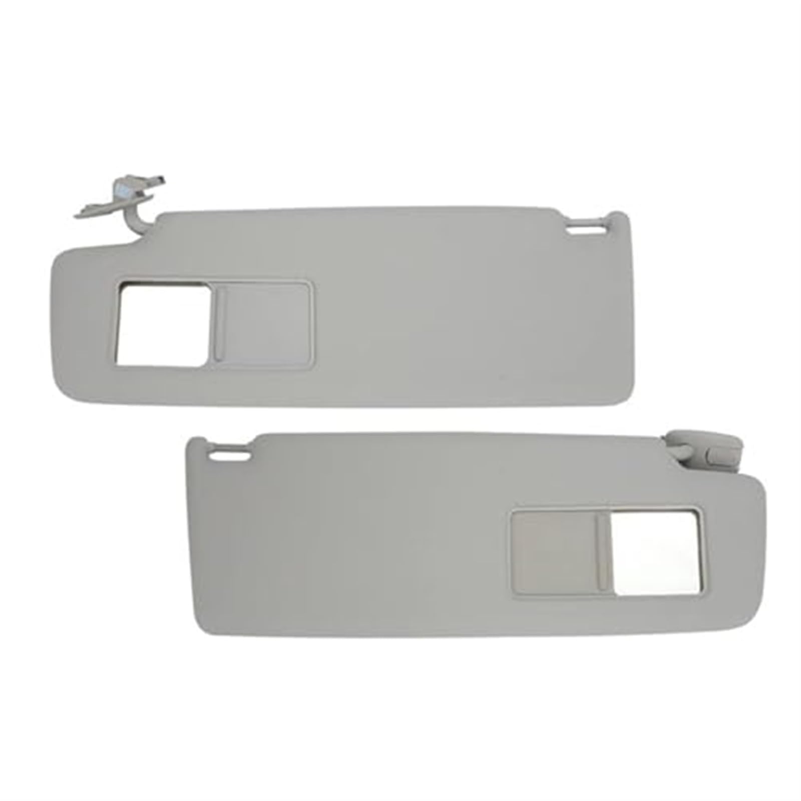 JUNPIY Auto-Sonnenblende mit Spiegellicht-Sonnenschutz-Baugruppe, for VW, for Tiguan, 2009–2016, Linke rechte Beifahrer-Fahrerseite, Sonnenblende Auto-Frontsonnenblende(Grey 1Set) von JUNPIY