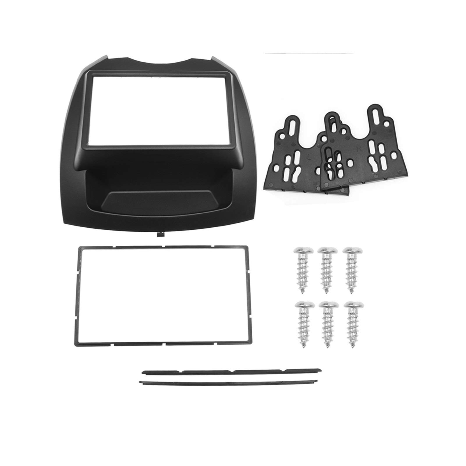 JUNPIY Autoradio-Blende, for BYD, F0 2012, Stereo-Blende, Armaturenbrett-CD-Verkleidungs-Installationssatz Blende für Radioblende von JUNPIY