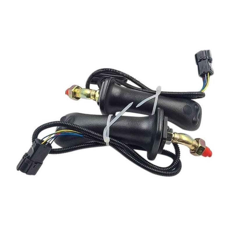 JUNPIY Autoreparatur-Baggerzubehör, for 225-9215-9 Joystick-Griff DREI Tasten mit Stecker Reparaturteile Joystick für Bagger von JUNPIY