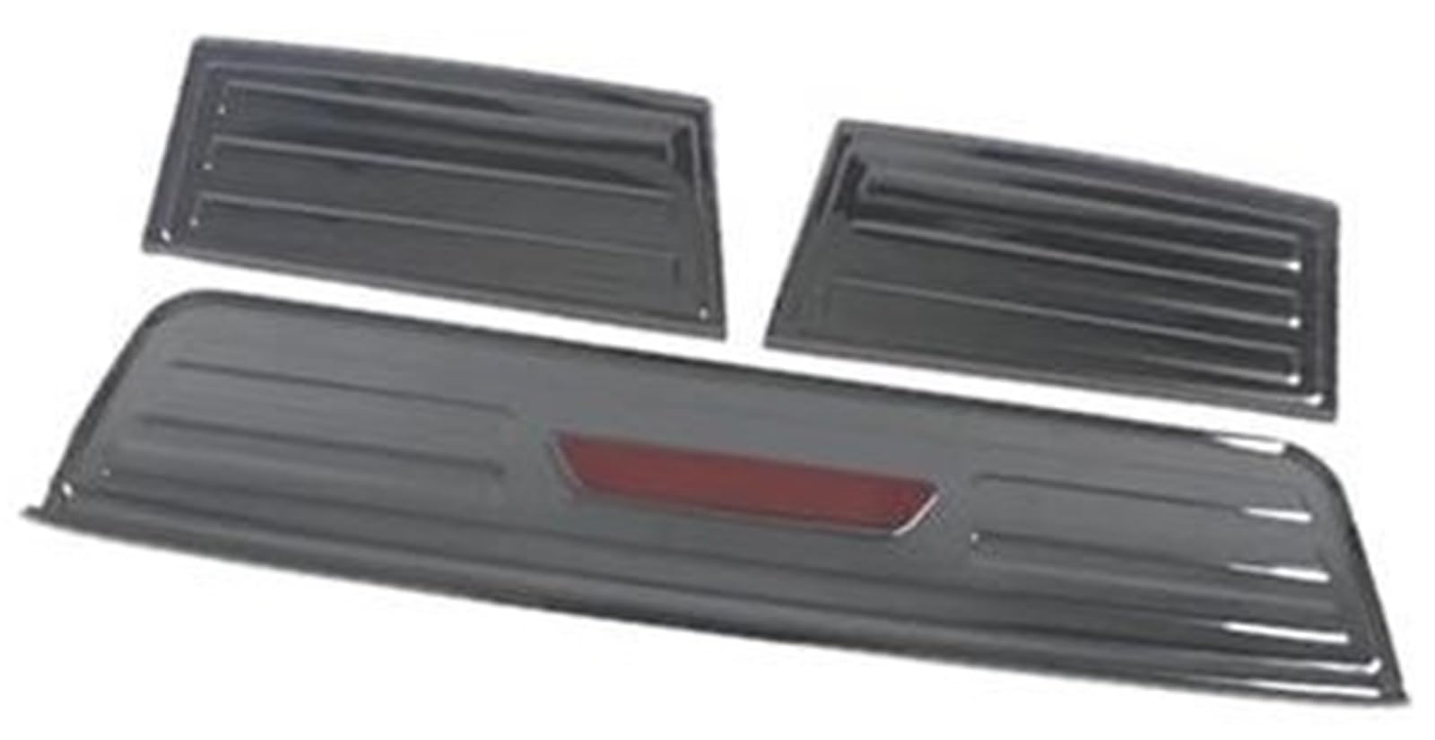 JUNPIY Autozubehör, for Isuzu, for D-MAX, for DMAX 2021–2024, hinterer Kofferraum-Stoßfänger, externer Schutz, Schwellerschutz, Zierrahmenleiste Auto-Stoßstangenschutz(Black 4) von JUNPIY