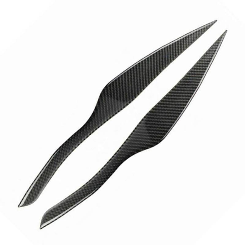 JUNPIY Carbon Fiber Auto Scheinwerfer Augenlid Abdeckung Augenbraue Trim Aufkleber ABS 2X, for, for E90 E91 3 Serie 2004 2005 2006 2007 2008 Scheinwerfer-Augendeckelabdeckung von JUNPIY