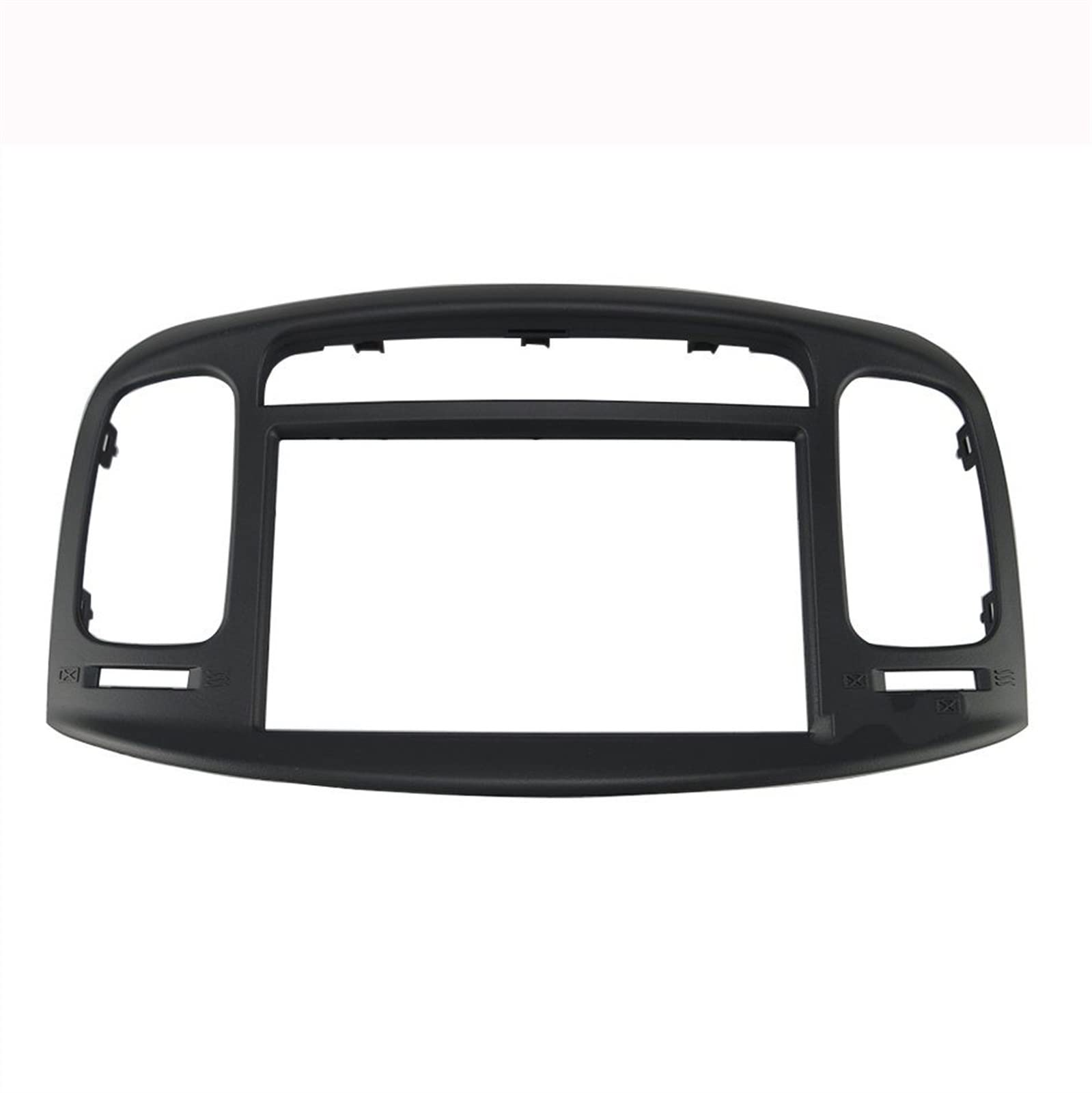 JUNPIY Doppel-DIN-Autoradio-Rahmen, Autoradio-Blende, Armaturenbrett-Kit, for Hyundai, Accent 2009 2010 2011 2012 2DIN FH019164 Stereo-Panel-Rahmen von JUNPIY