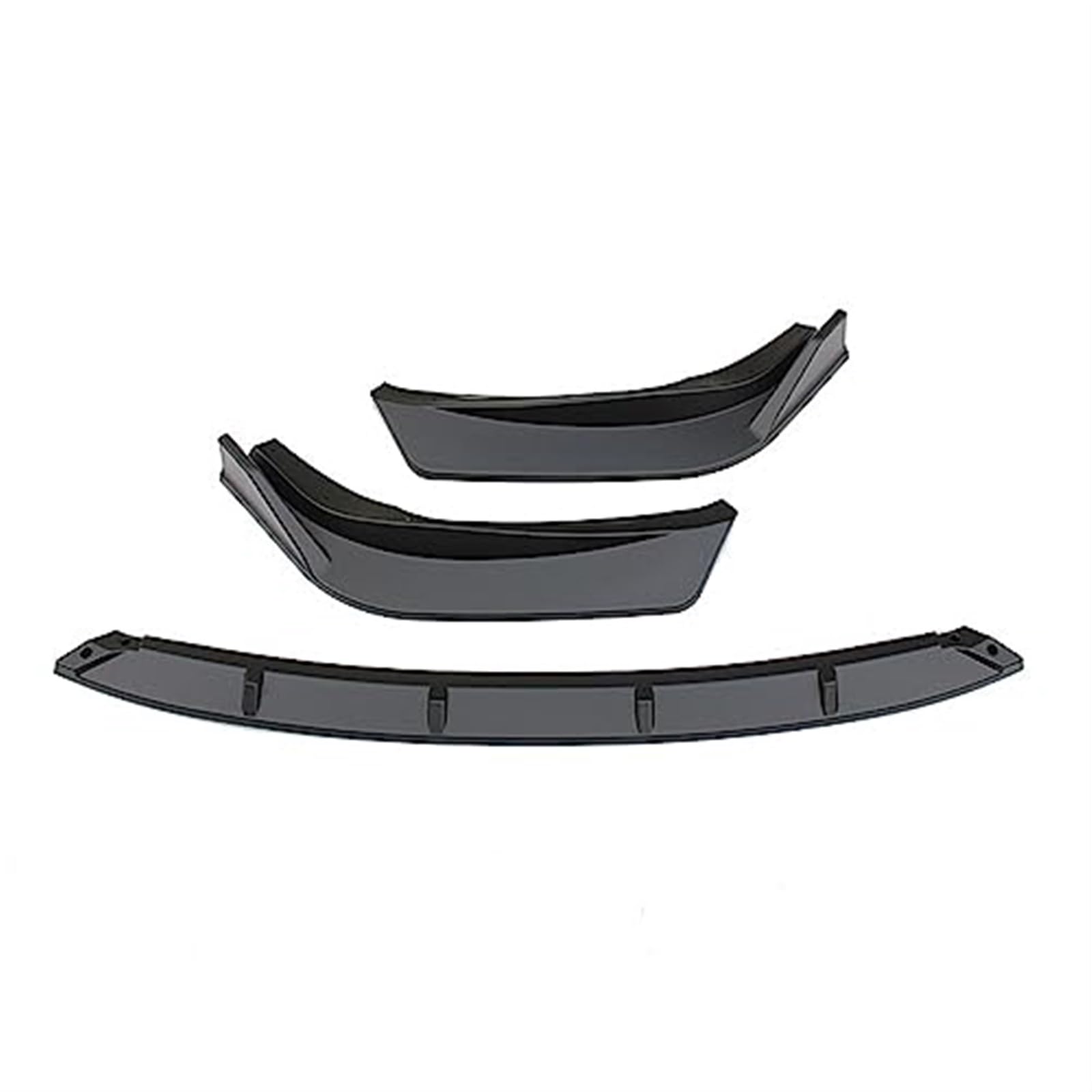 JUNPIY Frontstoßstangen-Lippenspoiler-Seitensplitter, for Lexus, IS250 IS350 IS300 F Sport 2014–2016, Bodykit, Schutzvorrichtungen, Deflektor, Autozubehör, Frontspoiler Frontsplitter-Spoiler(BLACK Mat von JUNPIY