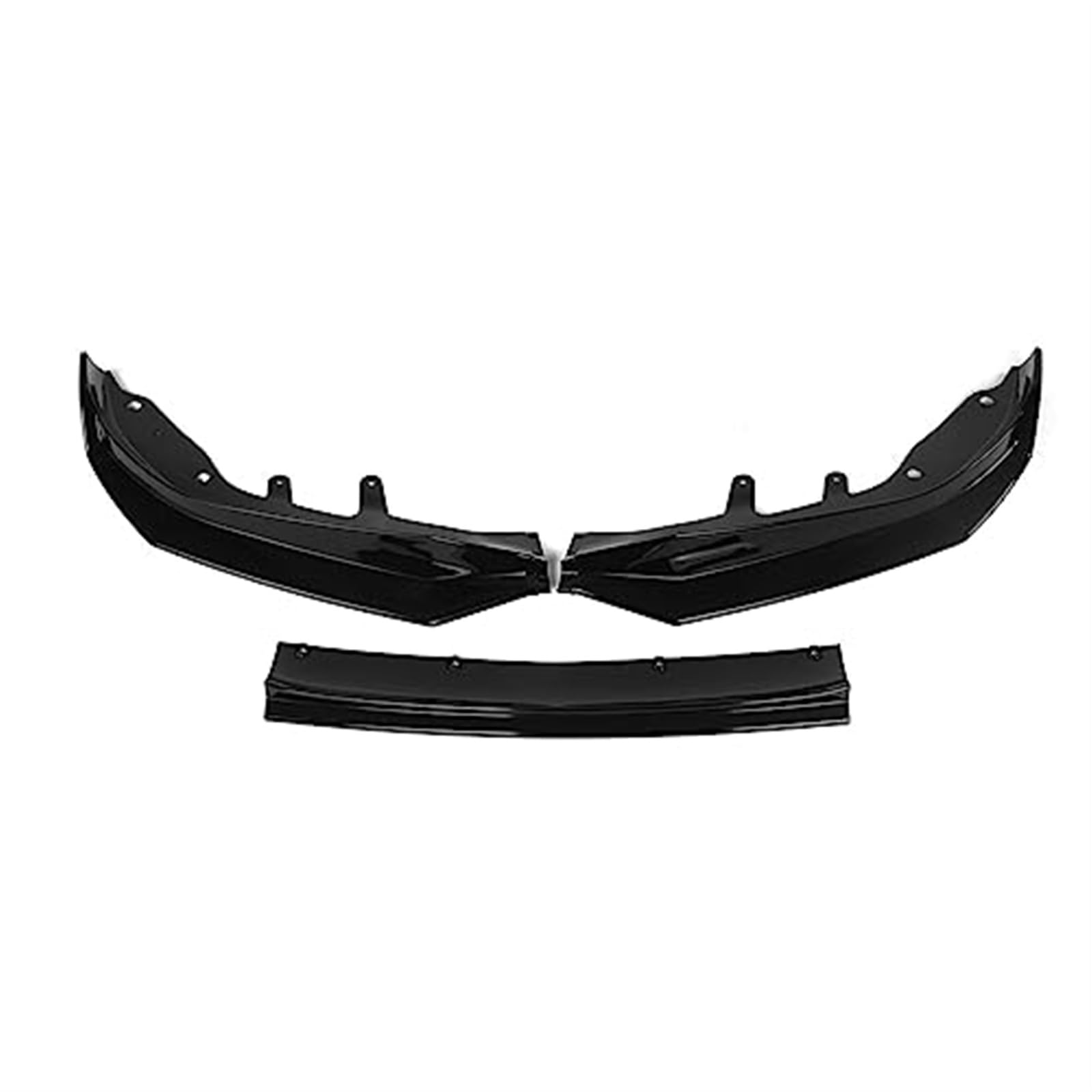 JUNPIY Frontstoßstangen-Splitter, Lippendiffusor, Spoiler, Stoßstangen-Deflektor-Abdeckung, for, 4er-Serie G22 G23 2020+, Guard Body Kits, individuelle Frontspoiler Frontsplitter-Spoiler(Black Gloss von JUNPIY