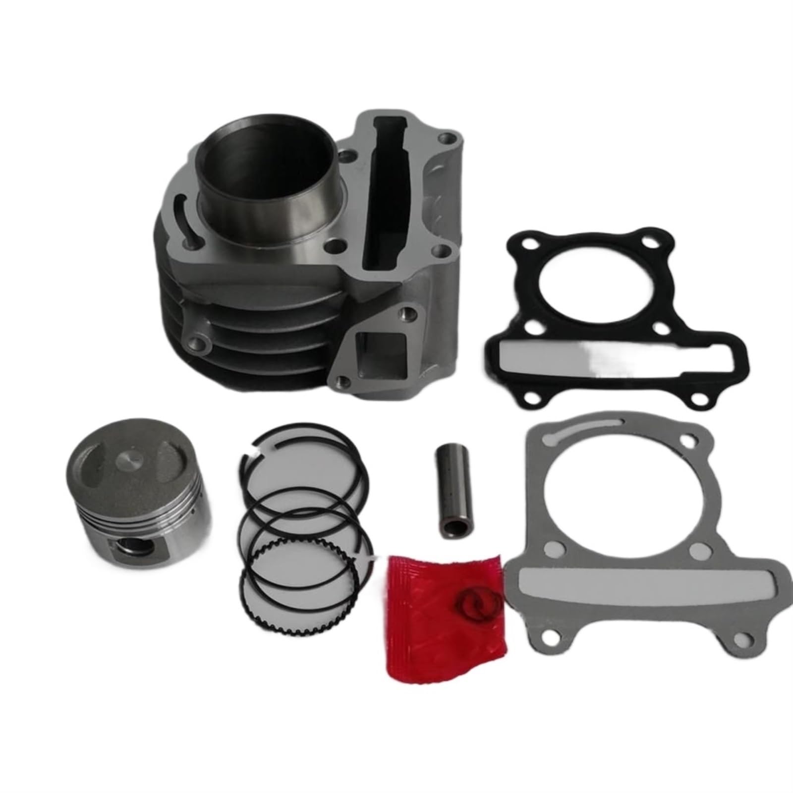 JUNPIY GY6-60 GY6 60CC 44MM Big Bore Kit Zylinder Kolbenring Dichtungssatz, for 139QMB GY6-50 4 Takt Scooter Moped ATV Zylinderkolben von JUNPIY