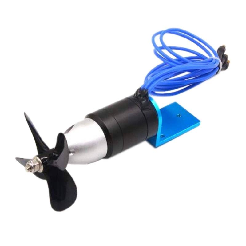 JUNPIY IPX8 Wasserdichtes Unterwasserstrahlruder 2838 350KV 2,4 kg Schub bürstenloser Motor mit 55 mm 60 mm Propeller ROV RC-Booten Sup Propeller von JUNPIY