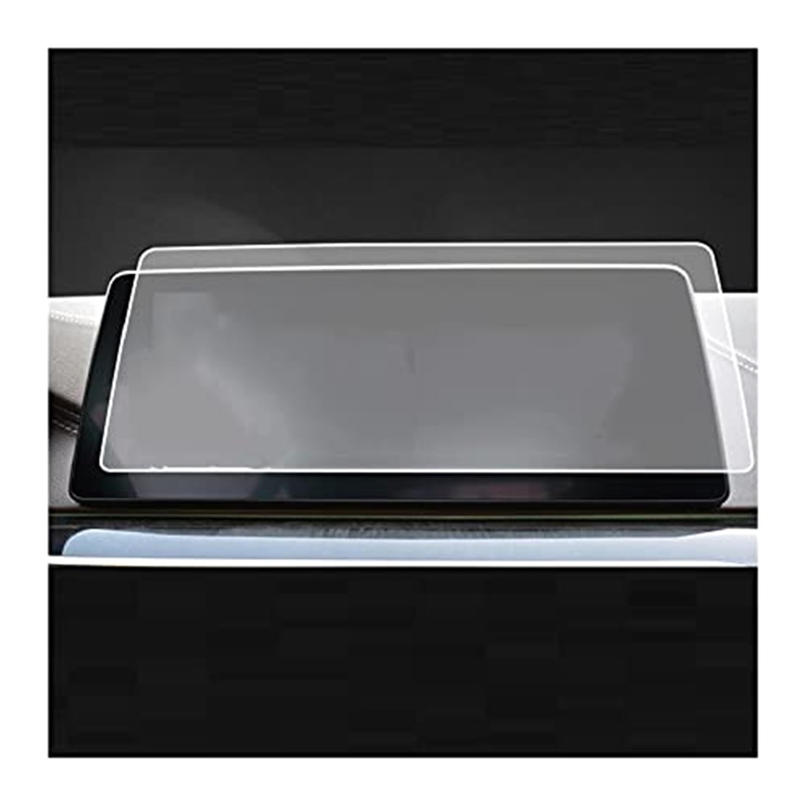 JUNPIY Instrumenten-Displayschutz, for, for G32 Serie 6GT 2020 2021, Auto-GPS-Navigation, LCD-Bildschirm, gehärtetes Glas, Schutzfolie, gehärteter Glasschutz Displayschutz aus Glas(Black for 2020 10. von JUNPIY