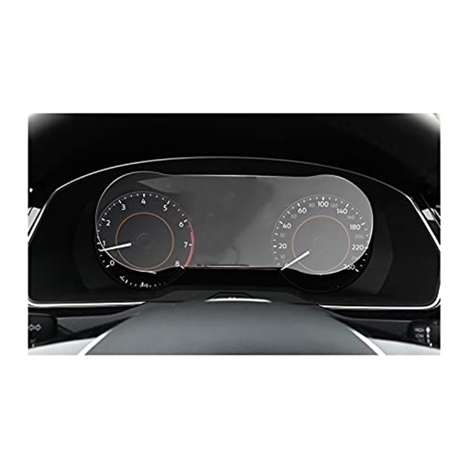 JUNPIY Instrumenten-Displayschutz, for Passat, for B8 12,3 Zoll 2018 2019 2020, Auto-Armaturenbrett-Displayschutzfolie, Auto-LCD-Display-Schutzfolie, gehärtetes Glas Displayschutz aus Glas von JUNPIY