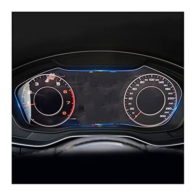 JUNPIY Instrumenten-Displayschutz for A4 A5 B9 GJ 2016 2017 2018 2019 2020, Auto-LCD-Bildschirm, gehärtete Glasfolie, Armaturenbrett-Schutzfolie, gehärtetes Glas Displayschutz aus Glas von JUNPIY