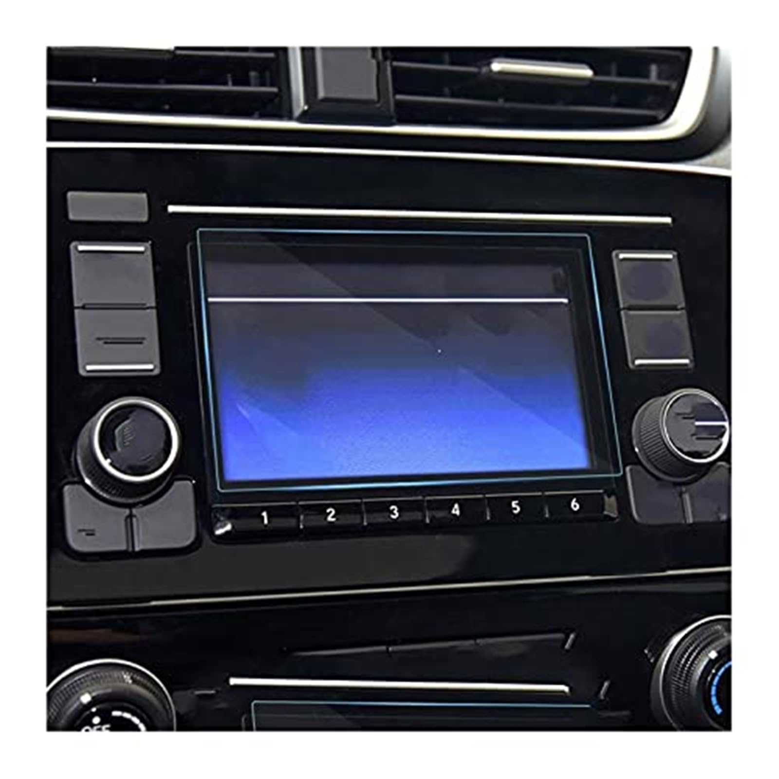 JUNPIY Instrumenten-Displayschutz for CR-V CRV 2017 2018 2019 5/7 Zoll Auto-Hartglas-Schutz, Auto-Navigations-Displayschutz, gehärtetes Glas Displayschutz aus Glas(Black 5 Inch) von JUNPIY