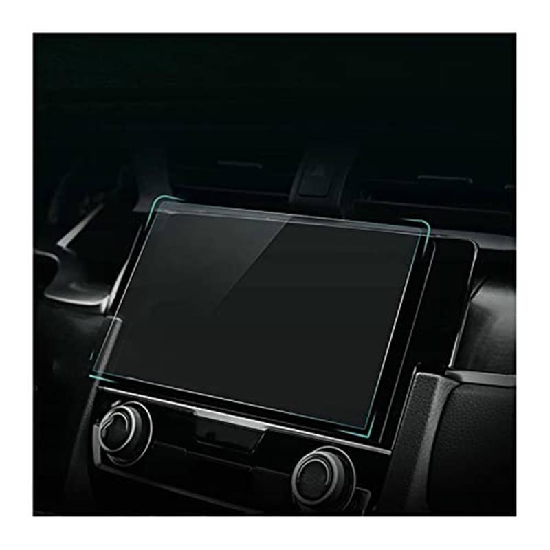 JUNPIY Instrumenten-Displayschutzfolie, for Civic, for 10. 2016 2017 2018 2019 2020, Auto-GPS-Navigations-Displayschutzfolie, Auto-Hartglasmembran, gehärtetes Glas Displayschutz aus Glas von JUNPIY