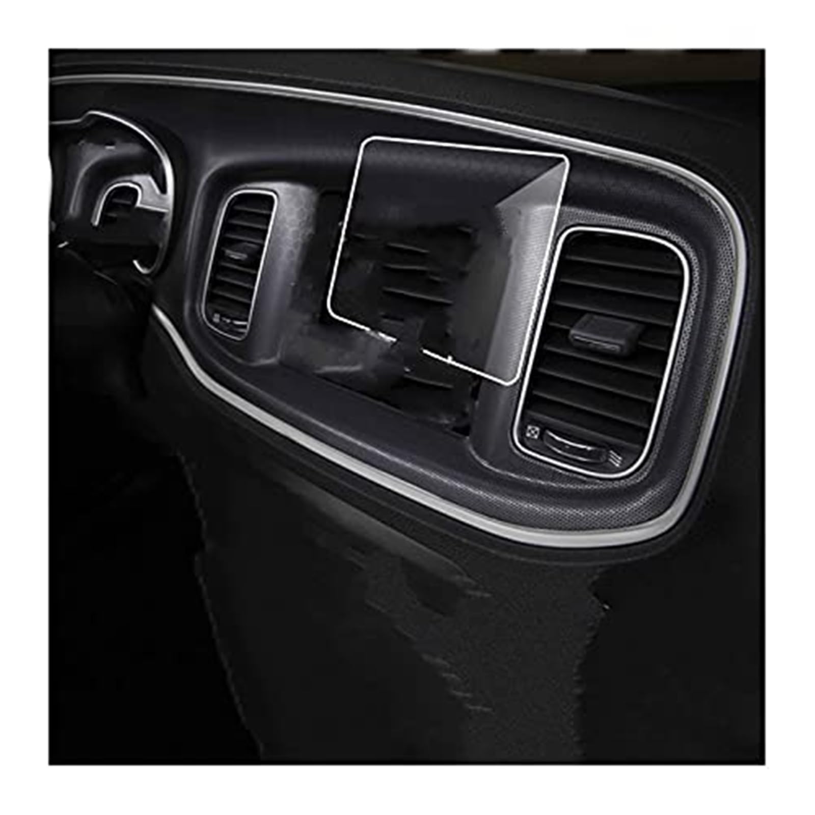 JUNPIY Instrumenten-Displayschutzfolie, for Dodge, for Ladegerät 2015 2016 2017 2018 2019, Auto-Navigation, Armaturenbrett, gehärtetes Glas, Schutzfolie, gehärtetes Glas Displayschutz aus Glas von JUNPIY