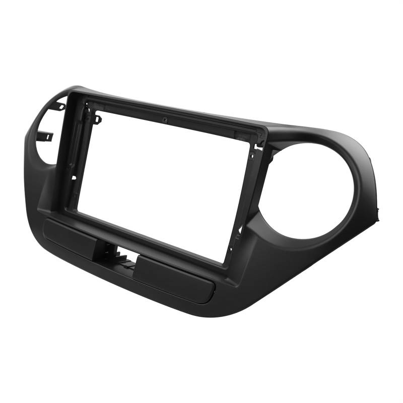 JUNPIY LHD-Linkslenker-Stereo-GPS-DVD-Player, Installationspanel, Surround-Trim-Dash-Kit-Rahmen, 9-Zoll-Radioblende, for Hyundai, I-10 2014–2016 Blende für Radioblende von JUNPIY