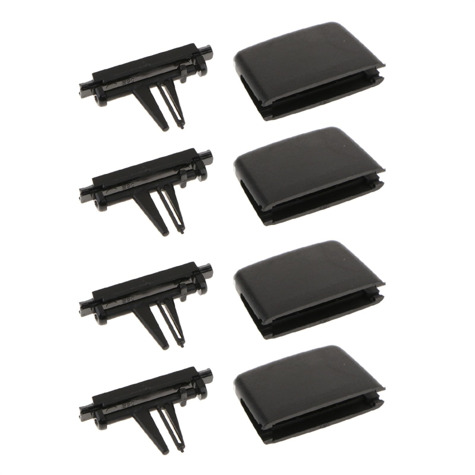 JUNPIY Packung mit 4 A/C-Luftauslasslaschen-Clip-Reparatursatz, vordere Luftgitter-Clips, for, E90 E92 Entlüftungsauslassclip von JUNPIY