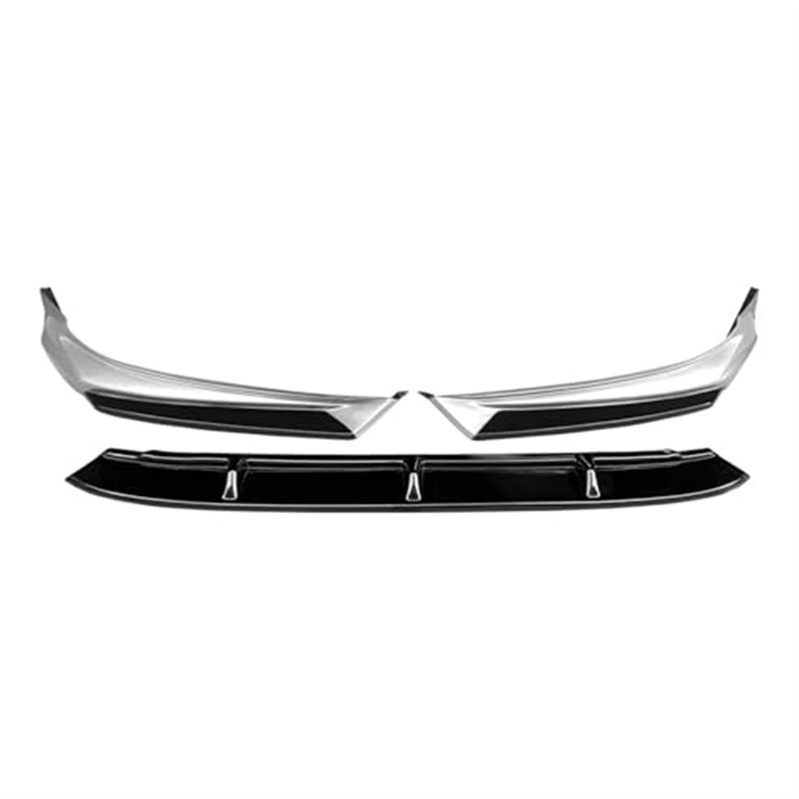 JUNPIY Refit Frontlippe Frontspoiler Frontstoßstange Anti-Kollision Anti-Kratz-Streifen glänzend schwarz, for Mazda, 6 2020 2021 ATEZA Frontspoiler Frontsplitter-Spoiler(Black Painted White) von JUNPIY