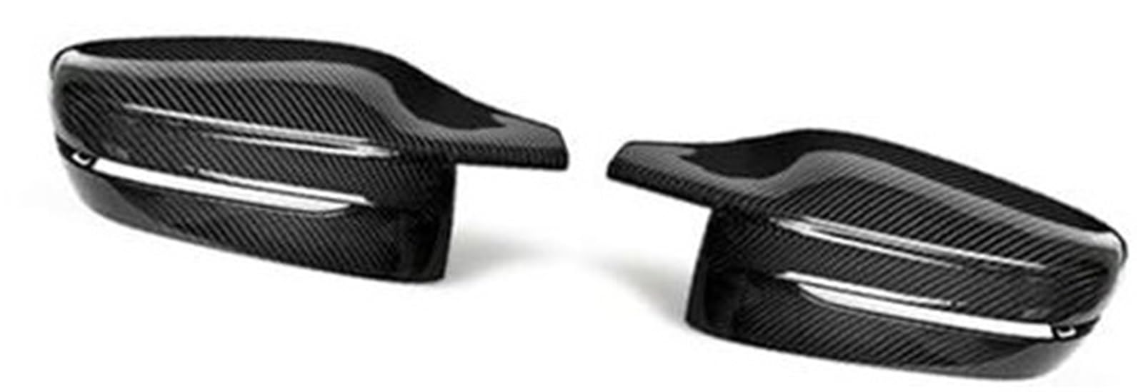 JUNPIY Rückspiegel-Abdeckkappe, for, 3 5 6 7 8 Serie Seitenflügel G20 G21 G28 G30 G38 GT 6GT G32 G11 G12 G15 G16 320d 330e 330i 340i Auto-Außenspiegelabdeckung(Black RHD-Carbon Pattern) von JUNPIY
