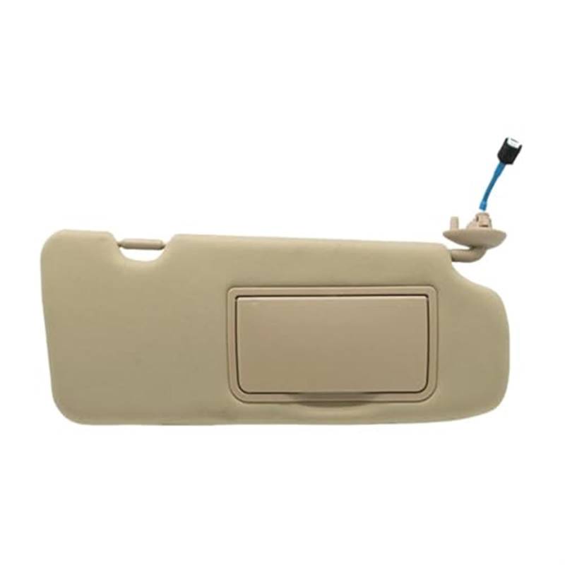 JUNPIY Sonnenblende mit Dual-Beleuchtung und Make-up-Spiegel, Auto-Frontsonnenblende 83280-TLA-A62 83280-TLY-H11ZB, for CRV 2017–2022 Auto-Frontsonnenblende(Beige Right Side) von JUNPIY