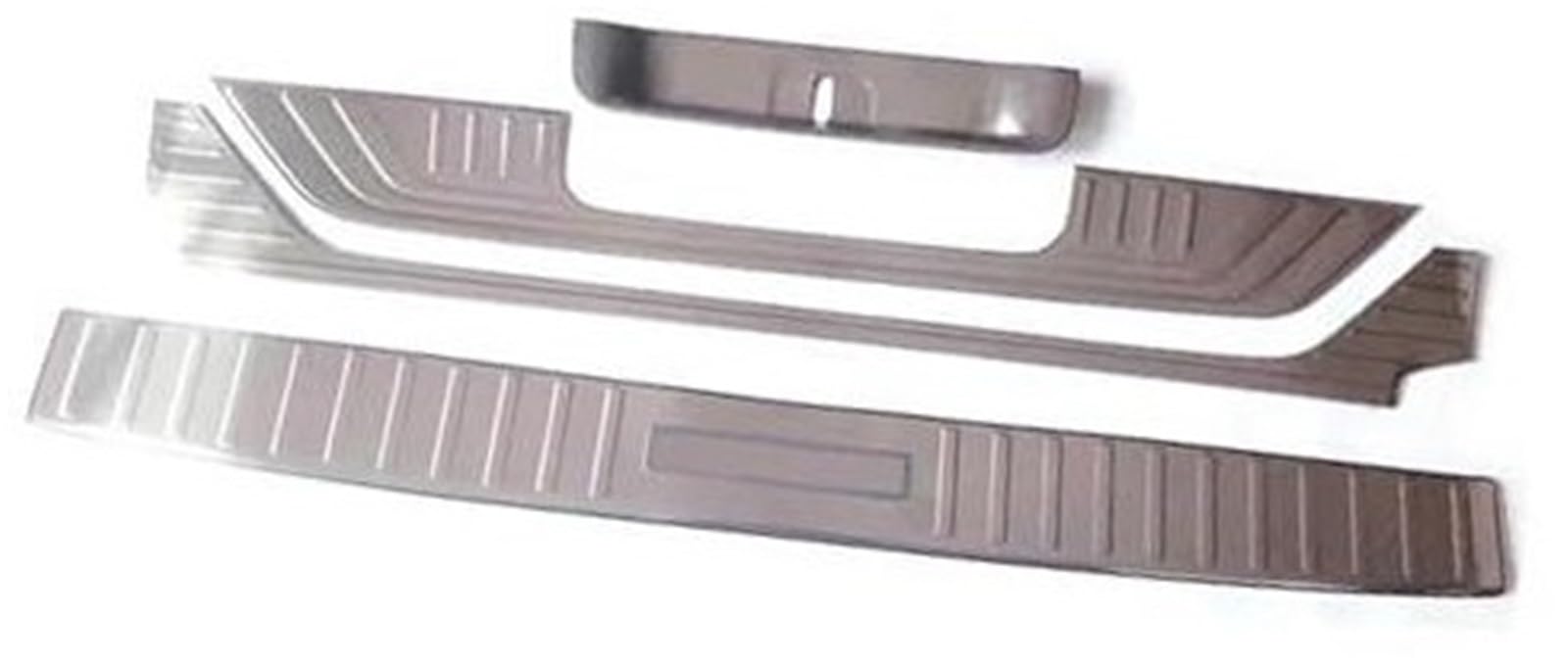 JUNPIY Stoßstangenschutzplatte for den hinteren Kofferraum, for Mercedes, for Benz, for Vito V-Klasse W447 2014–2022, Innen-Außenschutz-Abdeckungs-Set Auto-Stoßstangenschutz(Black All) von JUNPIY