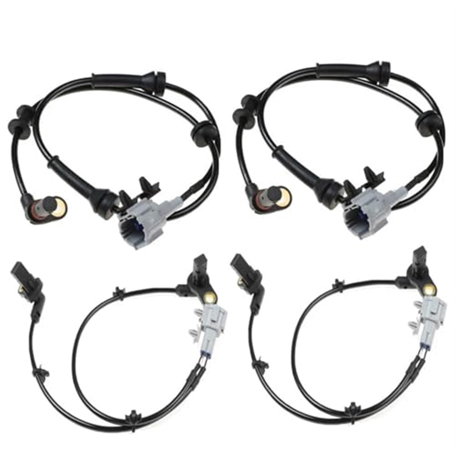 JUNPIY Vorne Hinten Links Rechts ABS Rad Drehzahlsensor 05-12, for Nissan, for Pathfinder 47900-EA001 47900EA001 47910-EA025 47910EA025 ABS-Sensor Radgeschwindigkeit(Black 4PCS) von JUNPIY