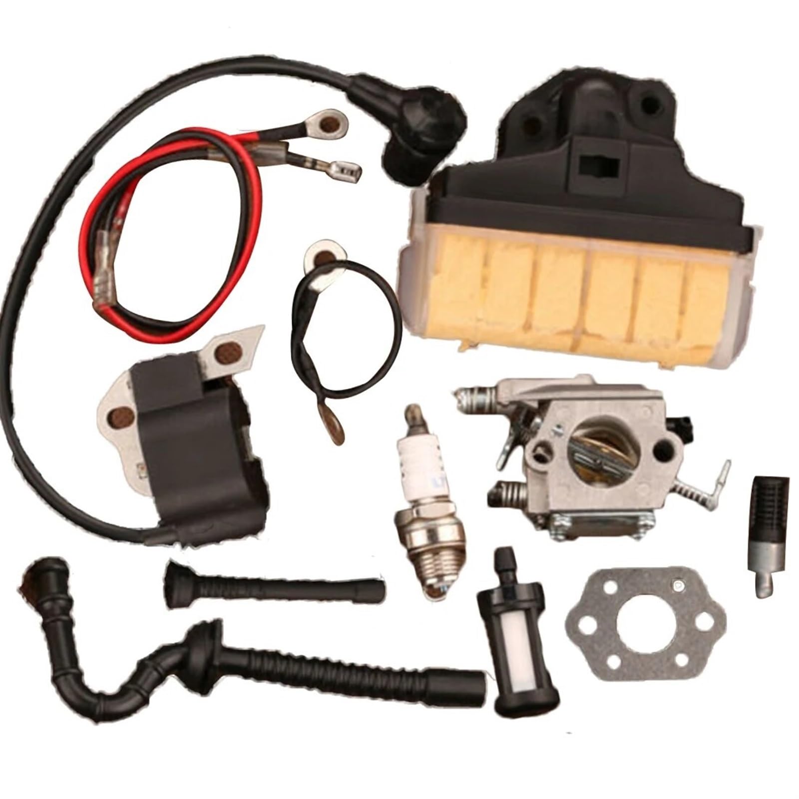 JUNPIY Zündspule Luftfilter Heizölleitung Teil Vergaser Kit Kettensäge, for MS210 MS230 MS250 021 023 025 Motorzündungsspule von JUNPIY