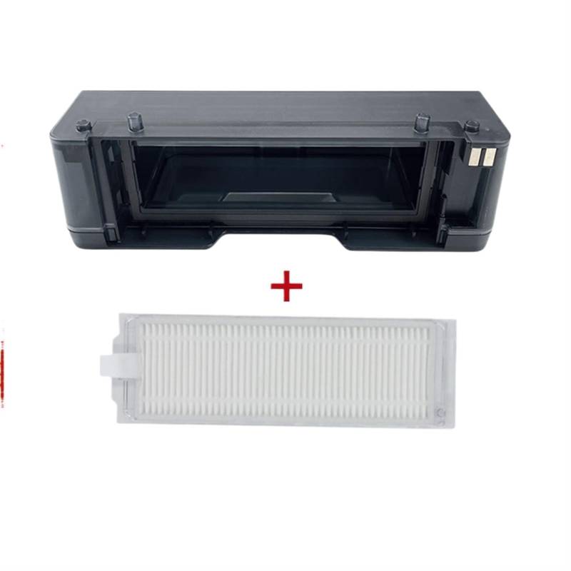 JUNPIY for Xiaomi, Mijia STYTJ02YM MVXVC01-JG 2 in 1 Wassertank Staubbox Zubehör mit Hepa-Filter Roboter-Staubsaugerteile Staubbox für Staubsauger(2Pcs) von JUNPIY