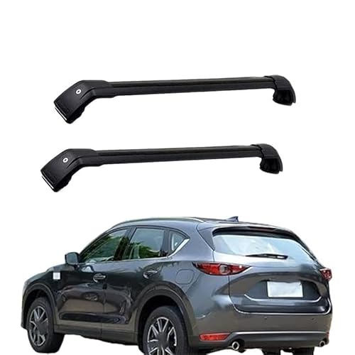 JUNYEW (1 Paar) Dachgepäckträger Dachträger für Mazda CX-5 CX5 SUV 2017 2018 2019 2020 2021 2022 -Aluminium,P von JUNYEW