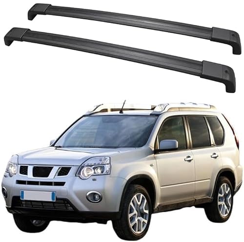 JUNYEW (1 Paar) Dachgepäckträger Dachträger für Nissan X-Trail T31 2007 2008 2009 2010 2011 2012 2013 -Aluminium,O von JUNYEW