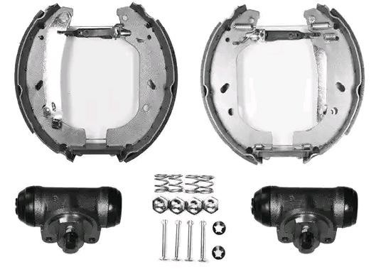 JURID Bremsensatz, Trommelbremse FIAT,PEUGEOT,CITROËN 381389J 1611449580,42415Z,42416J 42418F,424232,381389J,42416K von JURID