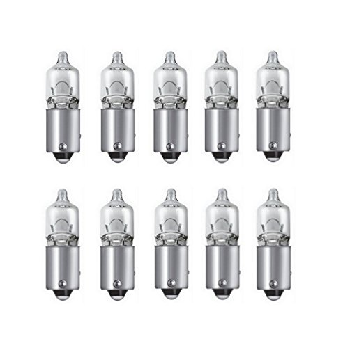 10x H10W BA9s 12V 10W Jurmann® LongLife HALOGEN LAMPEN FALTSCHACHTEL 10 STÜCK von JURMANN