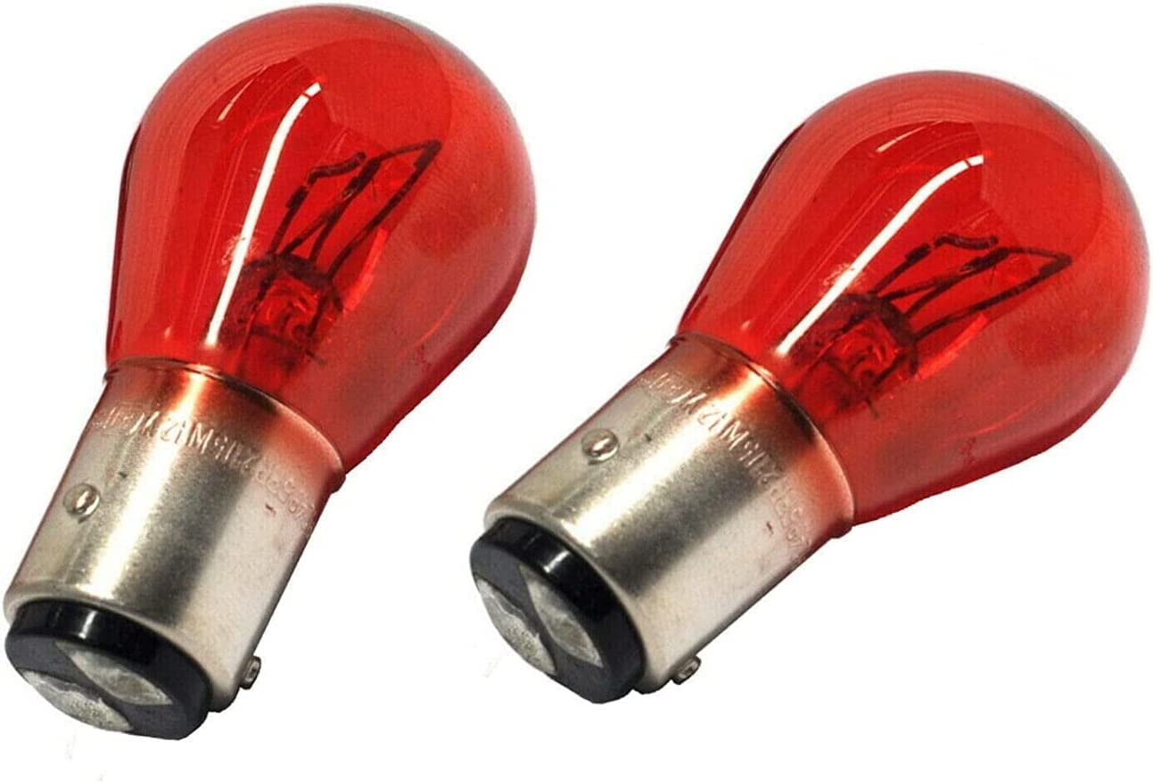 2x Jurmann PR21/5W 12V Original Rot Long Life Bremslicht Hecklicht Nebellicht vorne Halogen Ersatz Birne E-geprüft von JURMANN