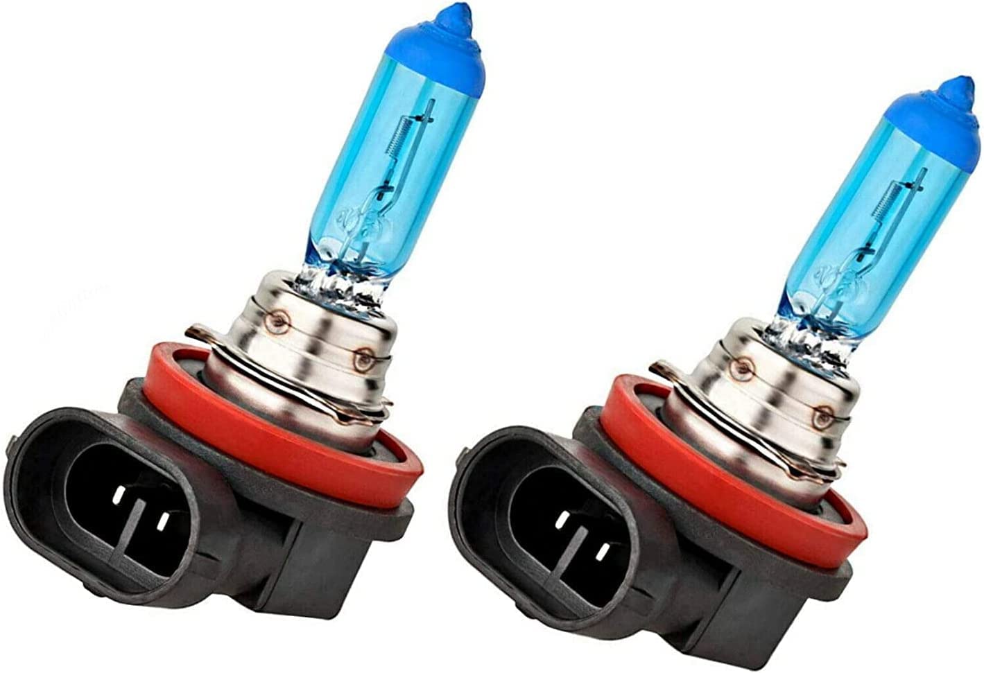 2x Jurmann H11 55W 12V Super Weiß 6000K Xenon Look Ersatz Halogen Birne für Scheinwerfer, Fernlicht, Abblendlicht, Nebelscheinwerfer - E-geprüft von JURMANN