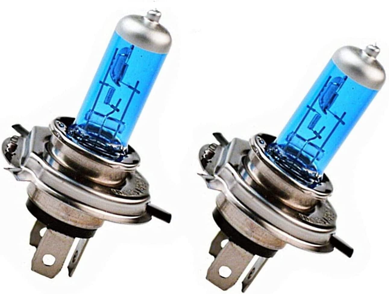 2x Jurmann H4 100/90W 24V Super Weiß 6000K Xenon Look Ersatz Halogen Birne für Scheinwerfer, Fernlicht, Abblendlicht, Nebelscheinwerfer - LKW von JURMANN