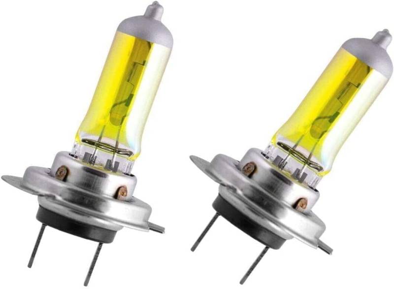 2x Jurmann H7 55W 12V Original Golden Vision Gelb Yellow Scheinwerfer Ersatz Halogen Lampe E-geprüft von JURMANN