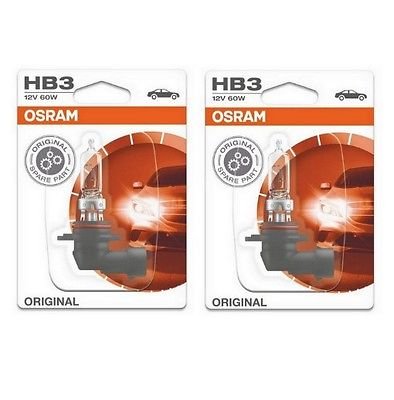 2x OSRAM 9005 HB3 12V 60W P20d Halogen Scheinwerfer Lampe 2 Stück von JURMANN