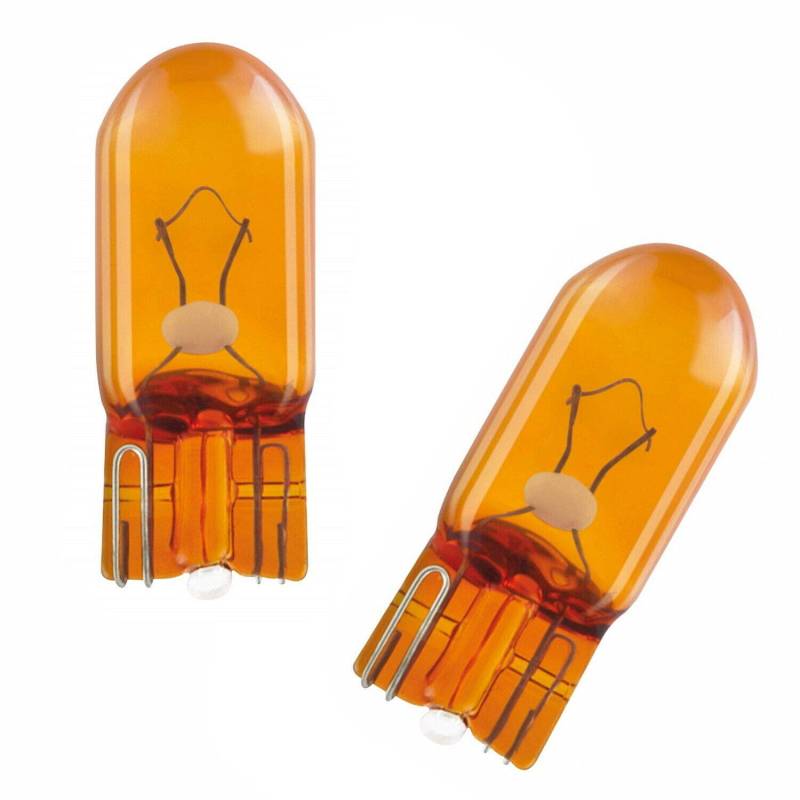 JURMANN 2x Original Osra.m WY5W 12V 2827NA-02B Gelb - Amber Ersatz Halogen Birne für Blinkleuchte - Blinker vorne Blinker hinten Blinker seitlich E-geprüft von JURMANN