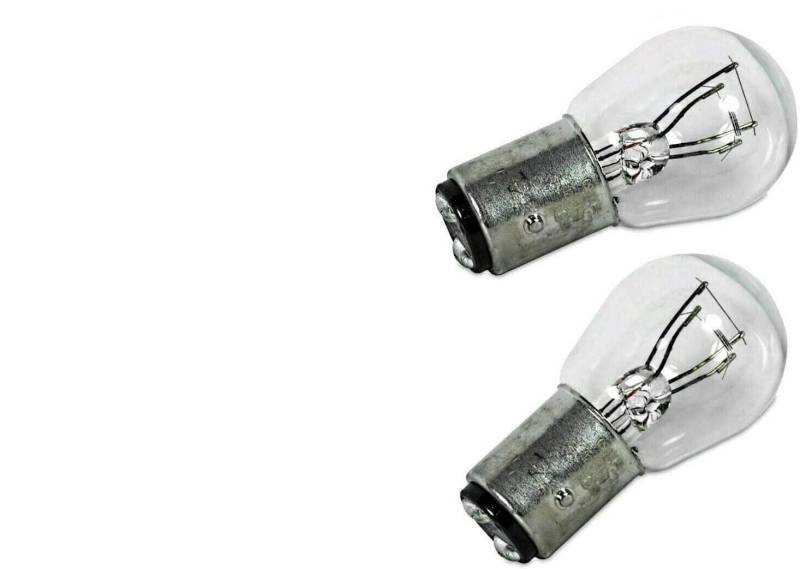 2x Osra.m P21/5W 12V BAY15d 7528-02B Standard Weiß Parklicht Rückfahrlicht Bremslicht Hecklicht Ersatz Halogen Lampe E-geprüft von JURMANN