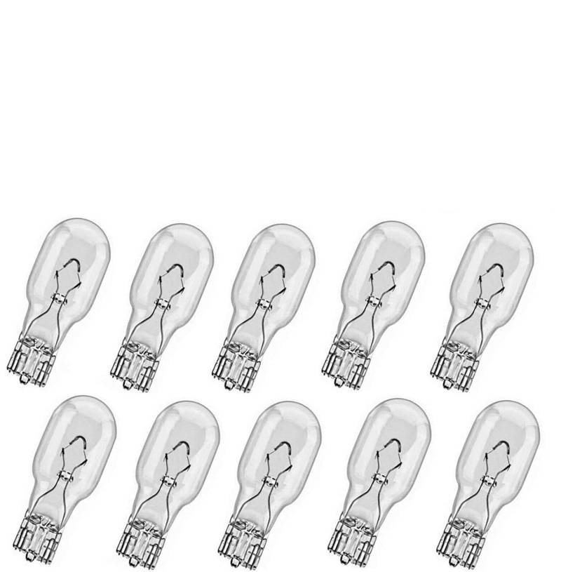 10x Jurmann W16W 12V Original Long Life Halogen Ersatz Lampe für Bremslicht Rückfahrlicht Nebellicht Blinker - E-geprüft von JURMANN