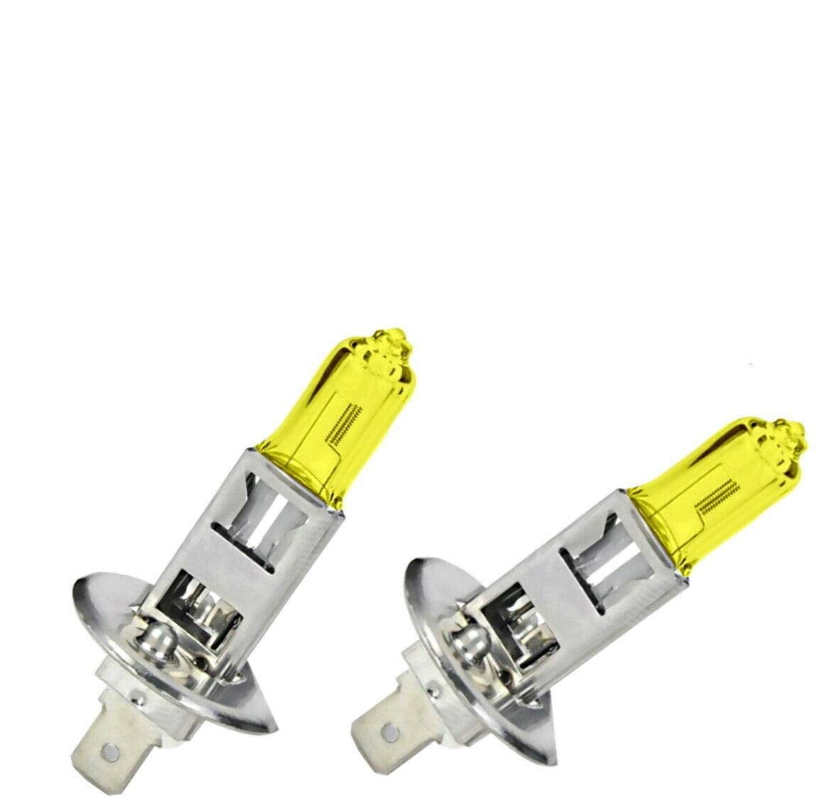 JURMANN 2x H1 100W 12V Original Golden Vision Gelb Yellow Scheinwerfer Ersatz Halogen Lampe Off-Road von JURMANN