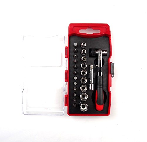 Jurmann ST36-44 23-tlg. Werkzeug Satz Bit Set 1/4" Ratsche Knarre Nüsse Torx Schlitz Pozi Kreuz von JURMANN