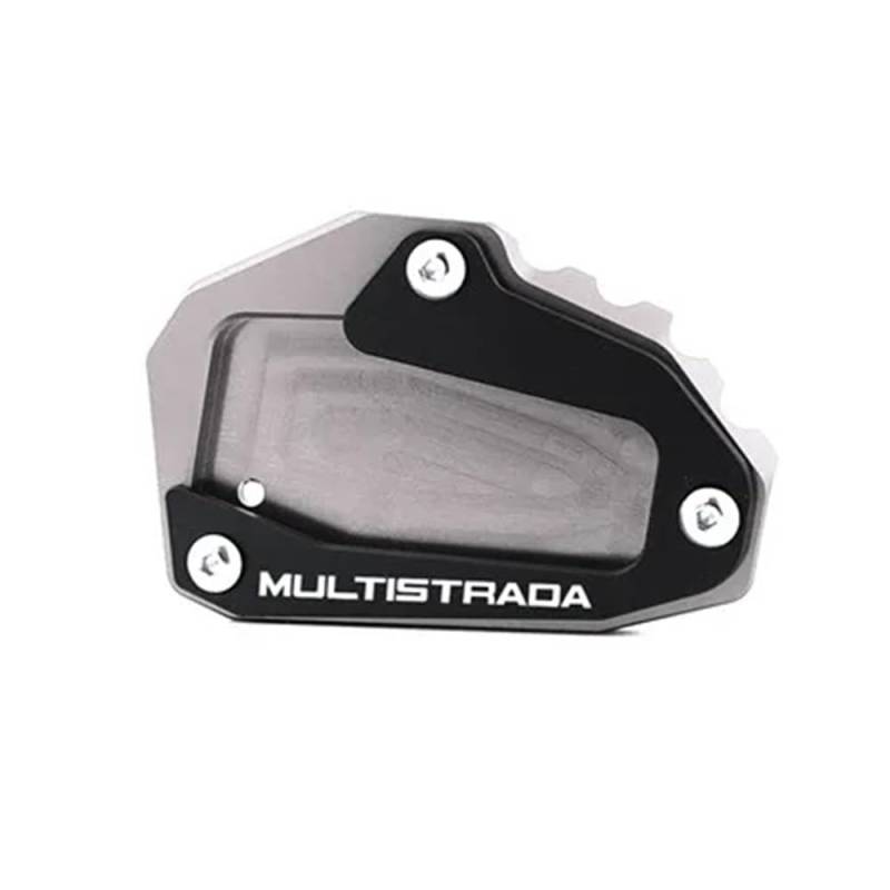 Motorrad Ständer Seitenverlängerung Pad CNC Kickstand Fuß Seite Ständer Verlängerung Pad Unterstützung Platte Für Du&Cati Multistrada 950 1100 1200 1200S 1200GT 1260 Zubehör von JURTBGF