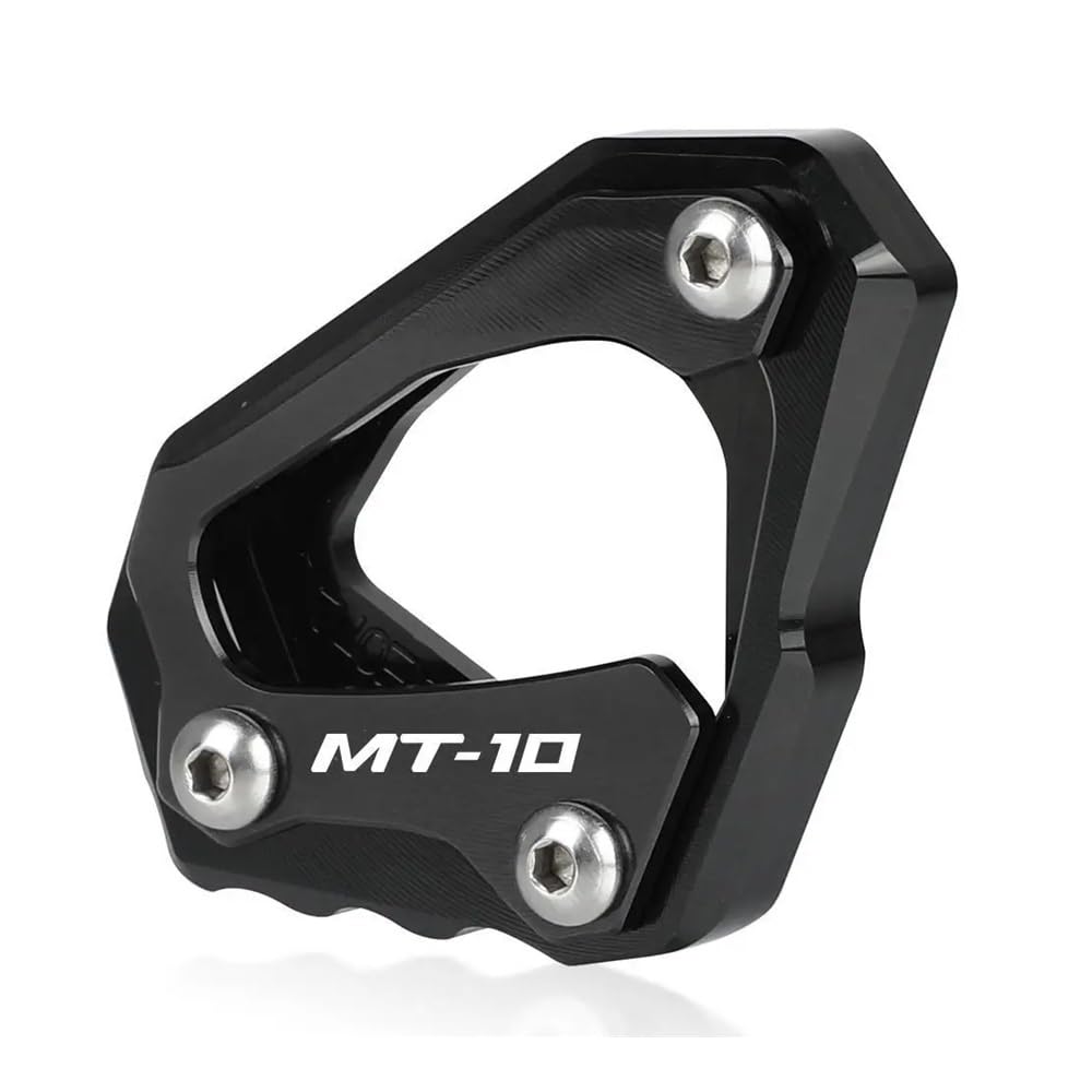 Motorrad Ständer Seitenverlängerung Pad CNC Kickstand Fuß Seitenständer Vergrößern Verlängerung Pad Unterstützung Für Yam&aha FZ10 MT-10 MT10 SP 2016 2017 2018 2019 2020 2022 2023 von JURTBGF