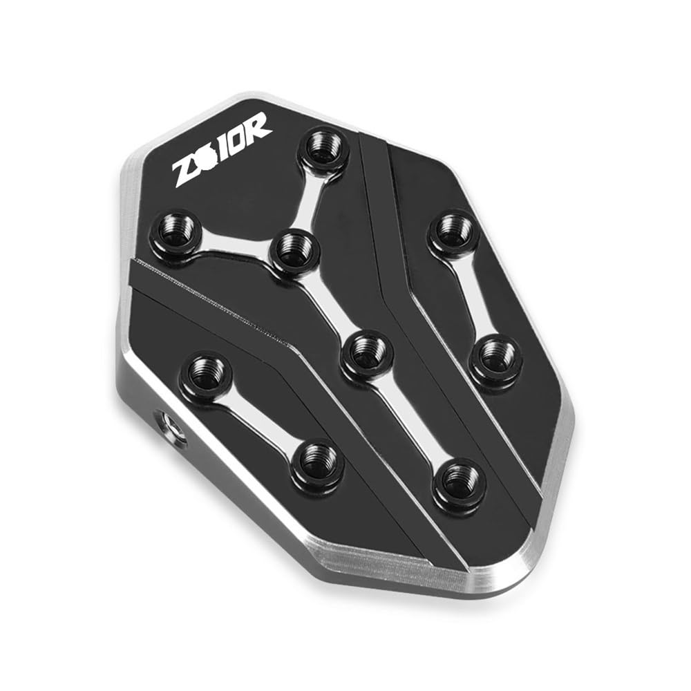 Motorrad Ständer Seitenverlängerung Pad Für Kaw&asaki Ninja 300 650 1000 ER6F N650 ZX10R ZX6R Motorrad Zubehör Ständer Side Kick Stand Pad Platte Basis von JURTBGF